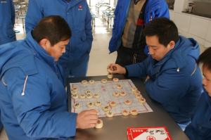 職工冬季運(yùn)動(dòng)會(huì)象棋比賽現(xiàn)場