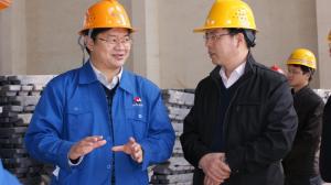 2011年3月16日，洛陽市委副秘書長蒞臨永寧金鉛視察指導(dǎo)工作